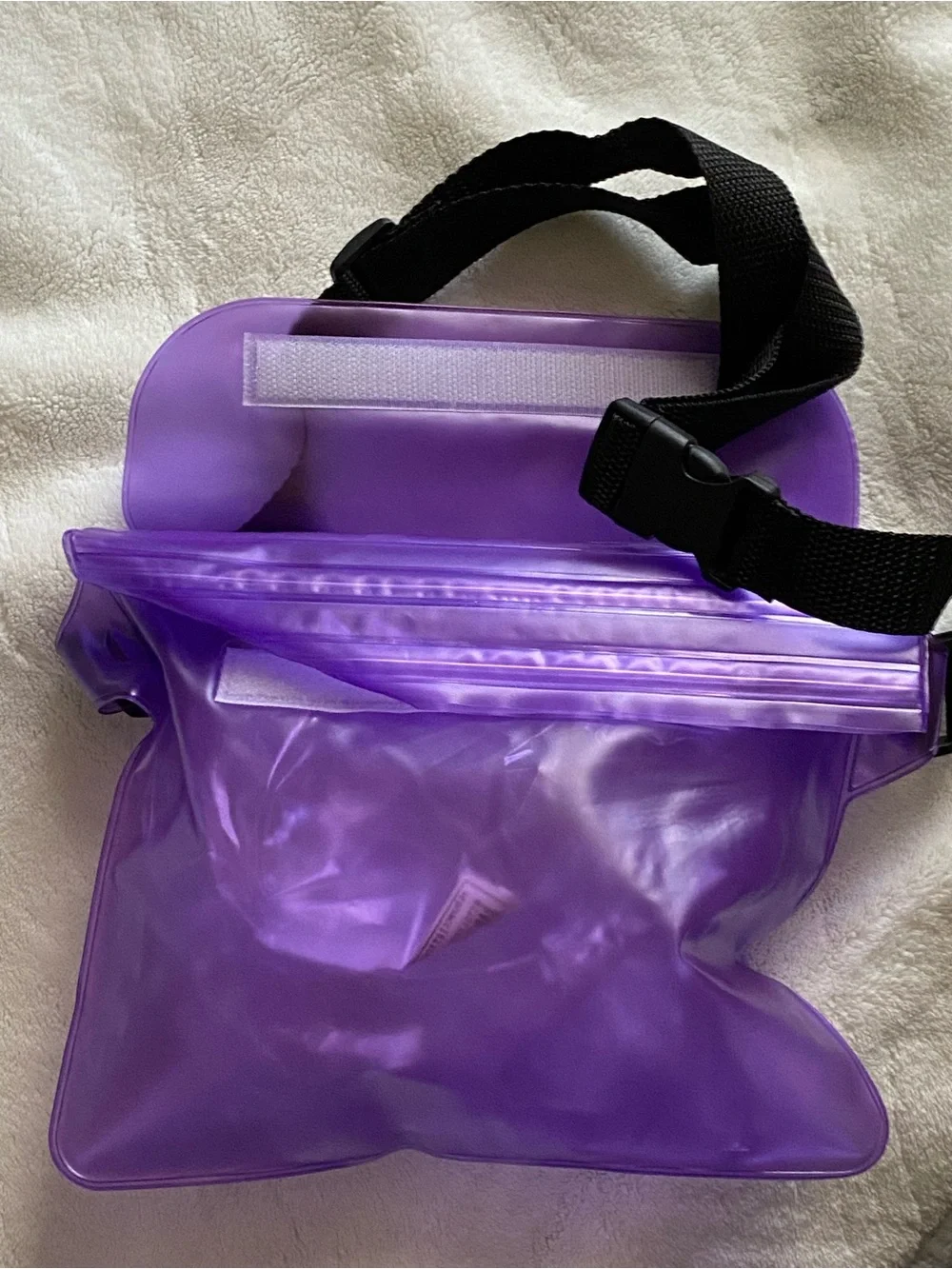 Purple Transparent Crossbody Bag for Women New!- Modern Clear Shoulder Bag